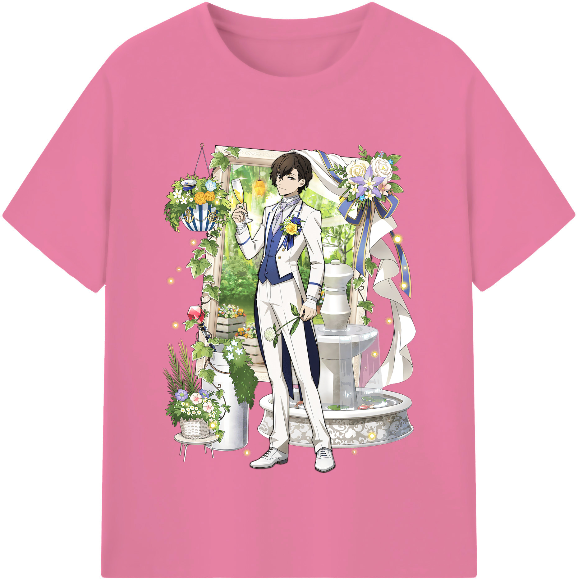 （画像用） 文豪ストレイドッグス Bungo Stray Dogs 綿100％半袖Tシャツ（フロントプリント）